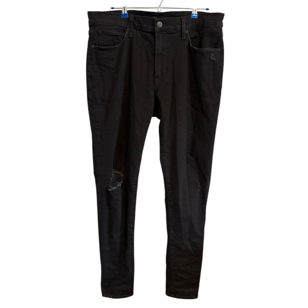 Hudson Mens Skinny Jeans Black Size 36